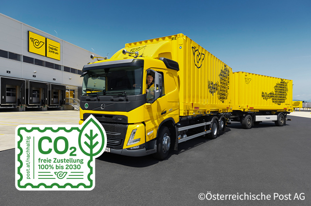 CO2 frei zugestellt (© Österreichische Post AG)
