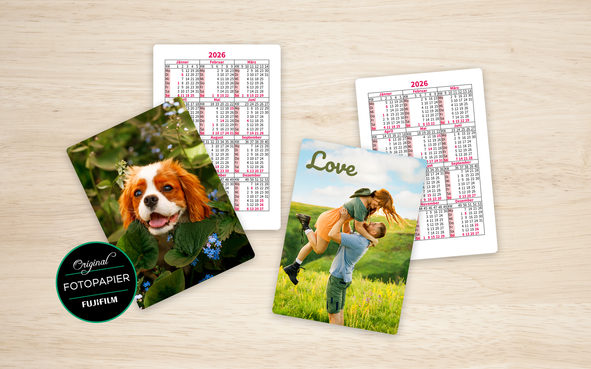 Taschenkalender gleich selbst gestalten bei HappyFoto