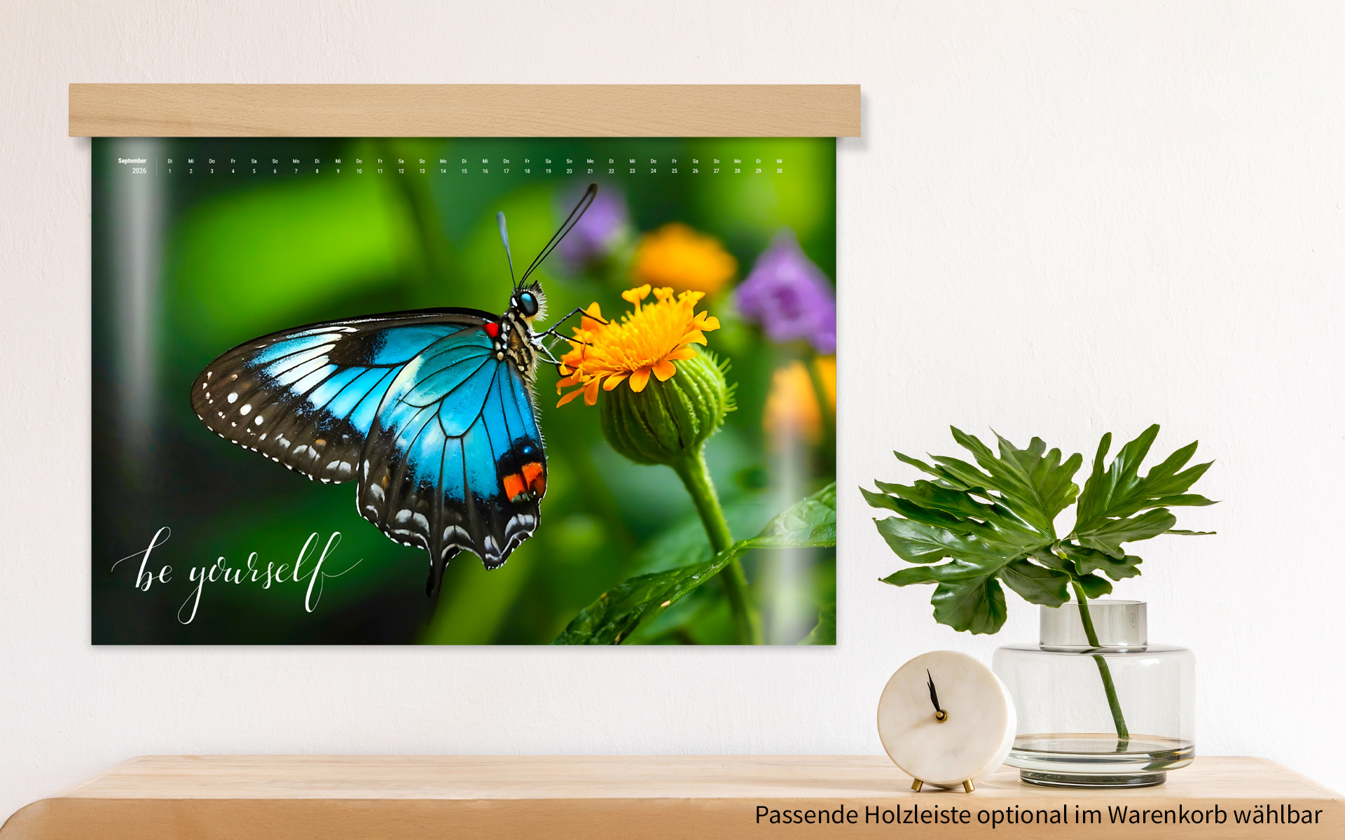Foto-Wandkalender ca. A3 quer mit Hochglanz-Veredelung von HappyFoto