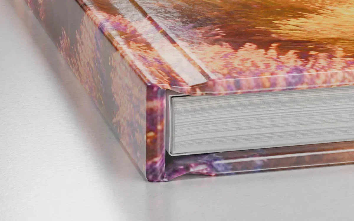 Detailfoto eines Happy Fotobuch Hardcover