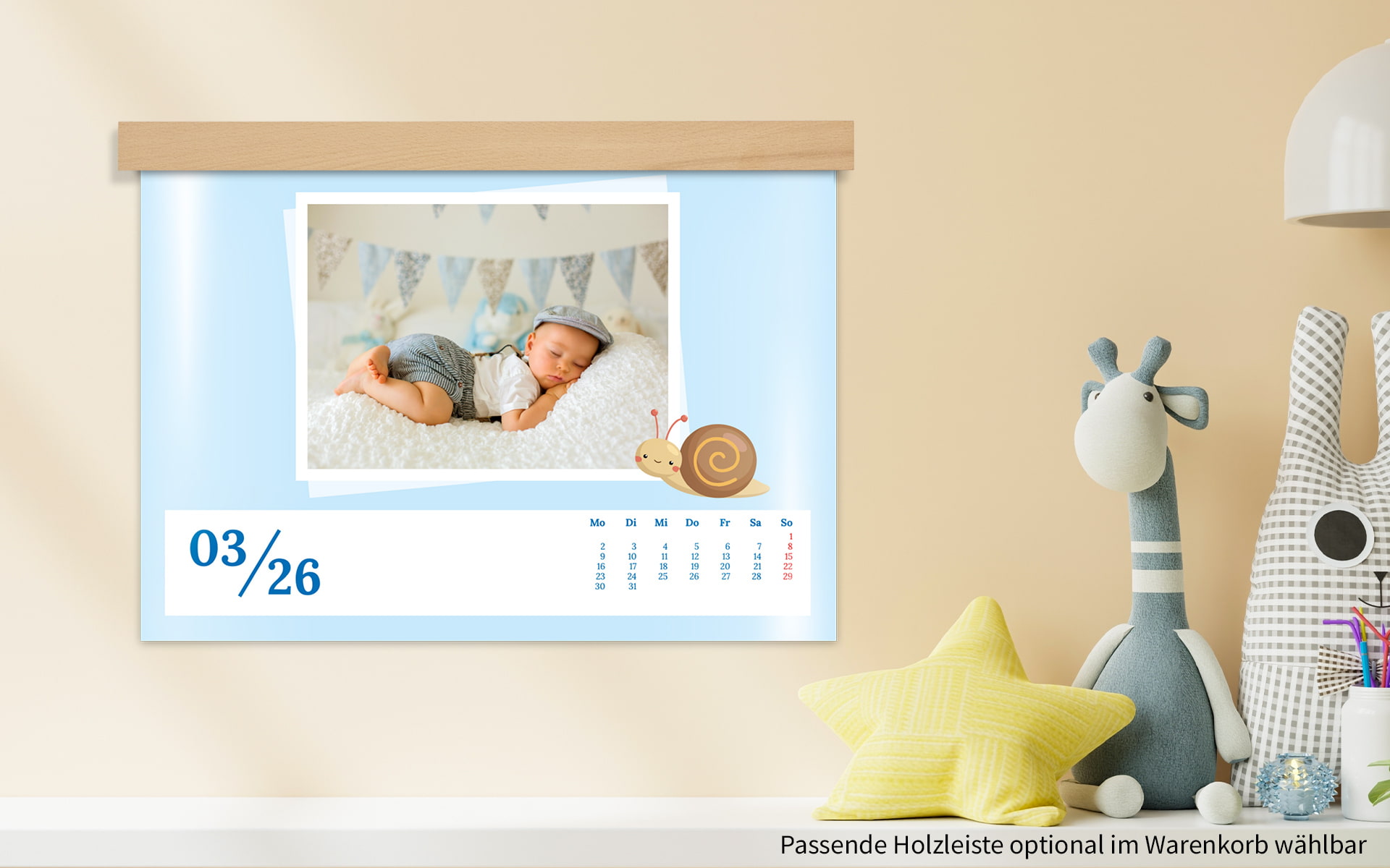 Foto-Wandkalender ca. A4 quer mit Hochglanz-Veredelung von HappyFoto Foto-Wandkalender ca. A4 quer mit Hochglanz-Veredelung von HappyFoto