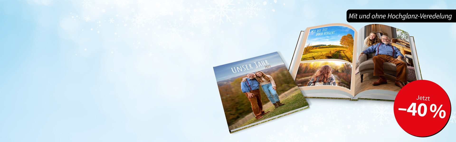 Fotobuch Hardcover ca. A4 hoch -40 % Fotobuch Hardcover ca. A4 hoch -40 %