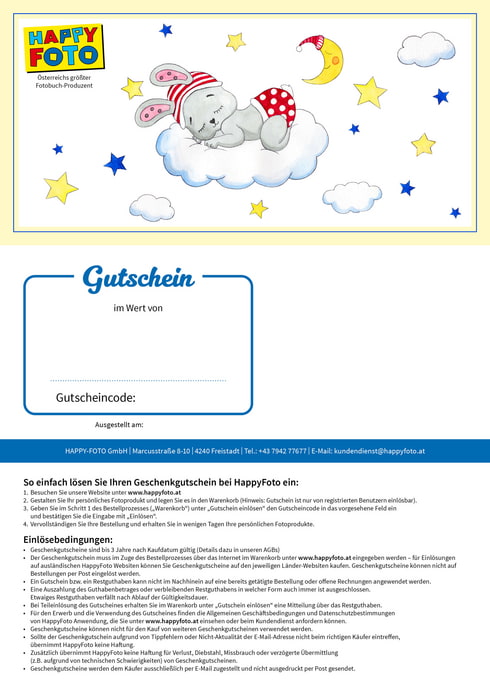 Willkommen Baby! Gutscheinvorlage als Geschenkidee