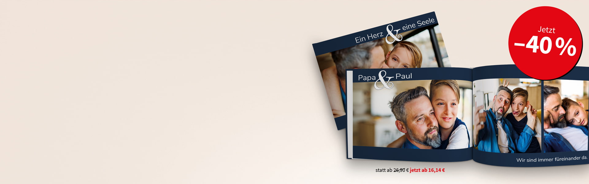 Fotobuch Hardcover ca. A4 quer -40 % Fotobuch Hardcover ca. A4 quer -40 %
