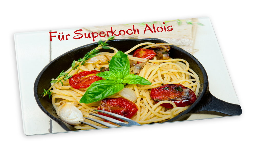 Foto Glasschneidebrett