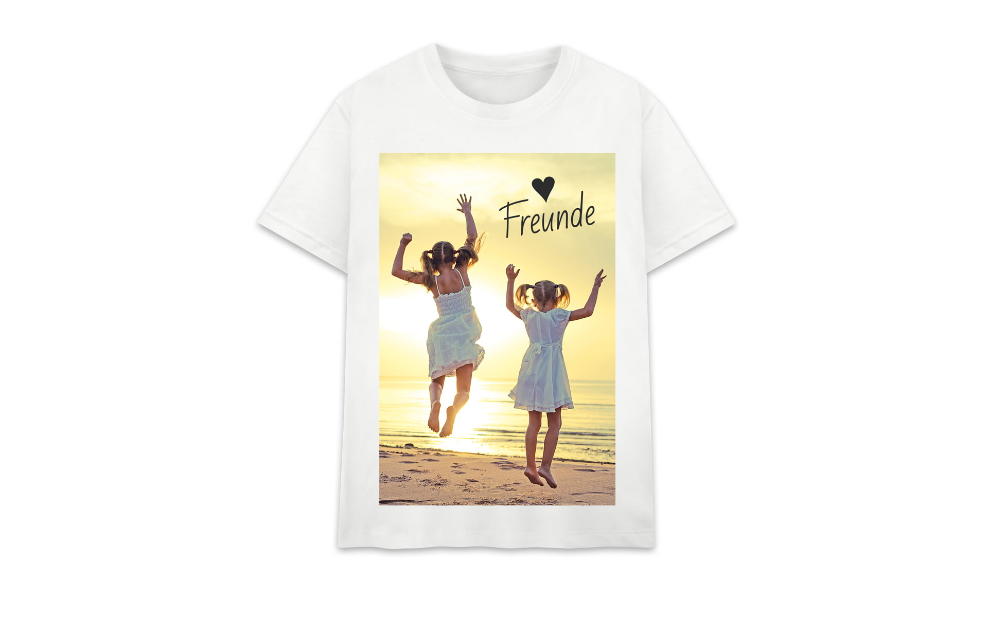 Kinder T-Shirt mit eigenem Foto gestalten