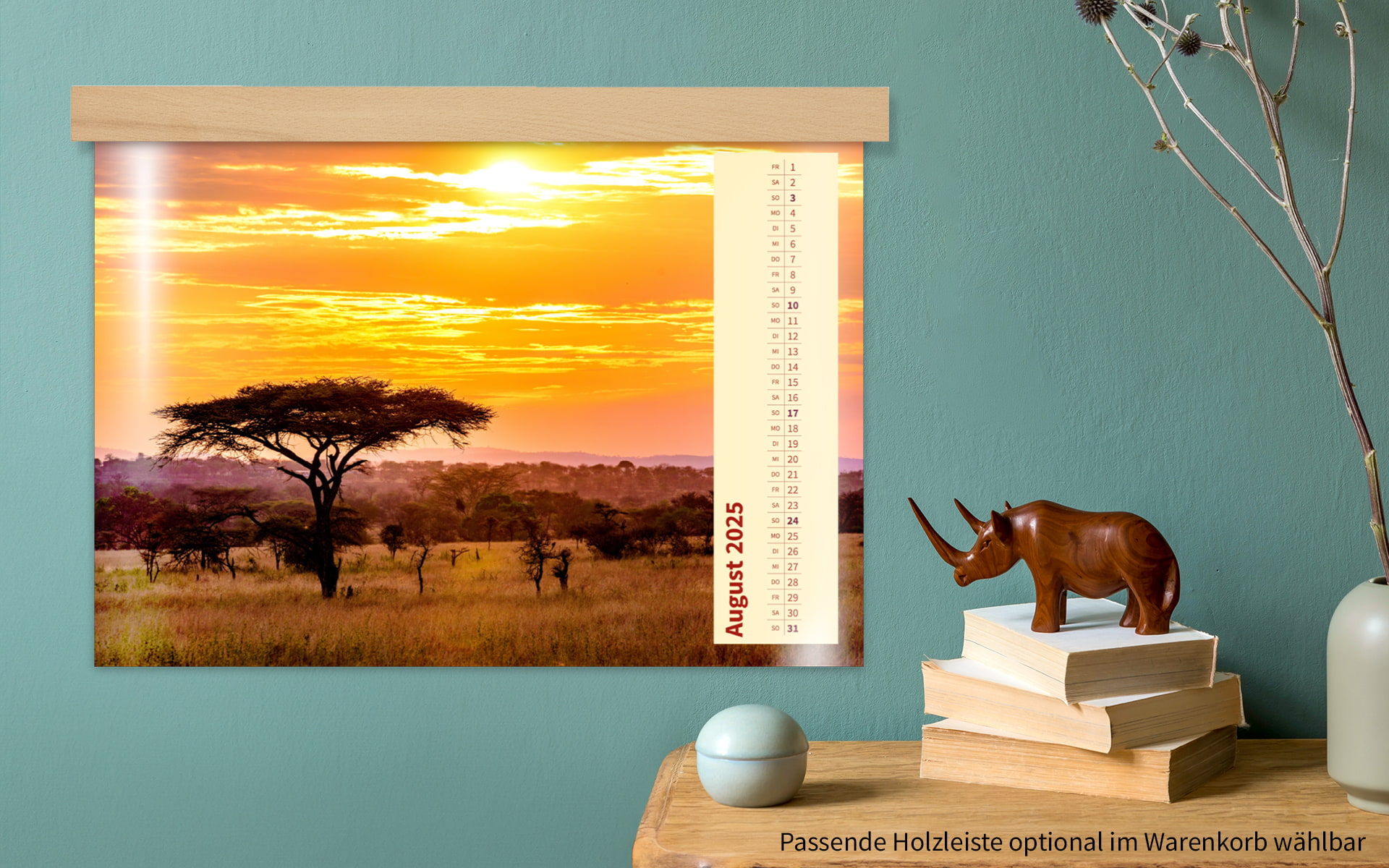Foto-Wandkalender ca. A3 quer mit Hochglanz-Veredelung von HappyFoto