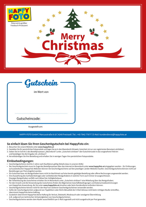 Geschenkgutscheine Online Gestalten Happyfoto