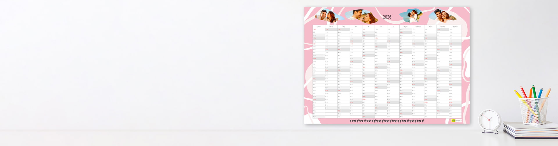 Persönlicher Fotokalender von HappyFoto Persönlicher Fotokalender von HappyFoto